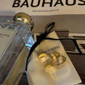 Gold plated earrings